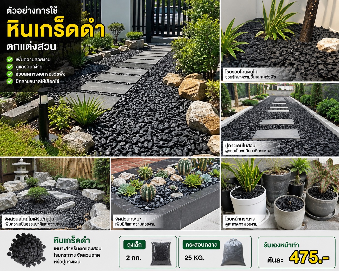 หินเกร็ด กองวัสดุที่ลาน บริษัท เหมวรา จำกัด ภาพที่ 2